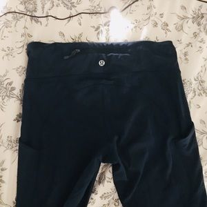 Dark green/blue Lulu Leggings with pockets